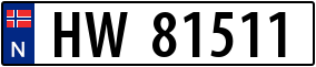 Truck License Plate